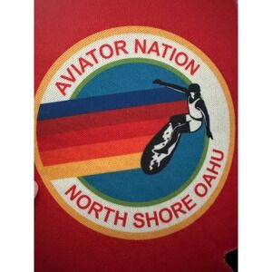 New Aviator Nation North Shore Oahu Red Koozie